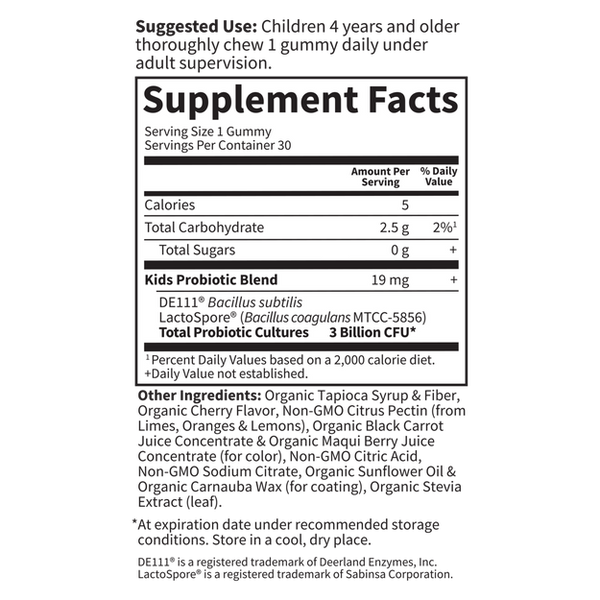 Garden Of Life Kids Organic Probiotic Gummies