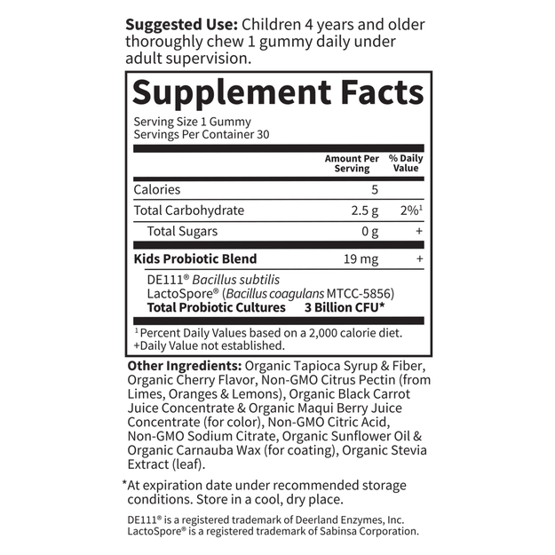 Garden Of Life Kids Organic Probiotic Gummies