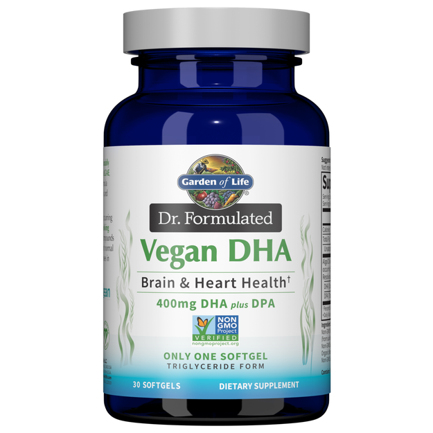 Garden Of Life Vegan DHA Brain & Heart Softgels