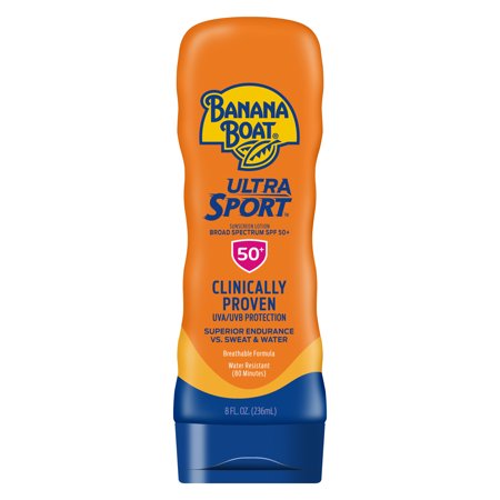 Banana Boat Sunscreen Ultra Sport Broad Spectrum Sunscreen Lotion, SPF 50