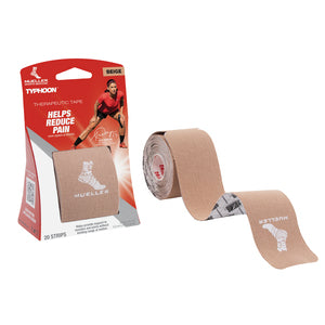 Mueller Typhoon Kinesiology Tape Precut 20 tiras beige