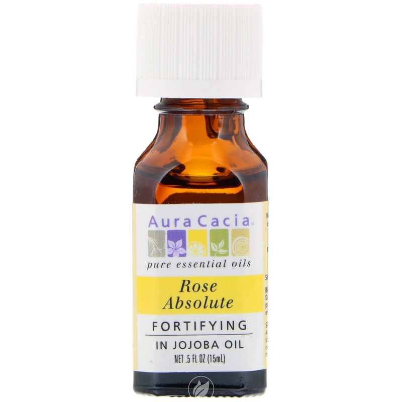 Aura Cacia Essential Rose Absolute 0.5 Oz