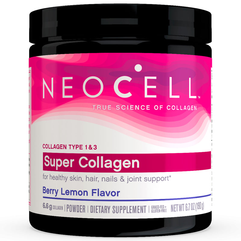 Neocell Super Collagen Powder - 6,6 mg de limón de bayas - 6.7 oz
