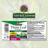 Naturaleza responde extracto de hoja de tomillo 1 oz