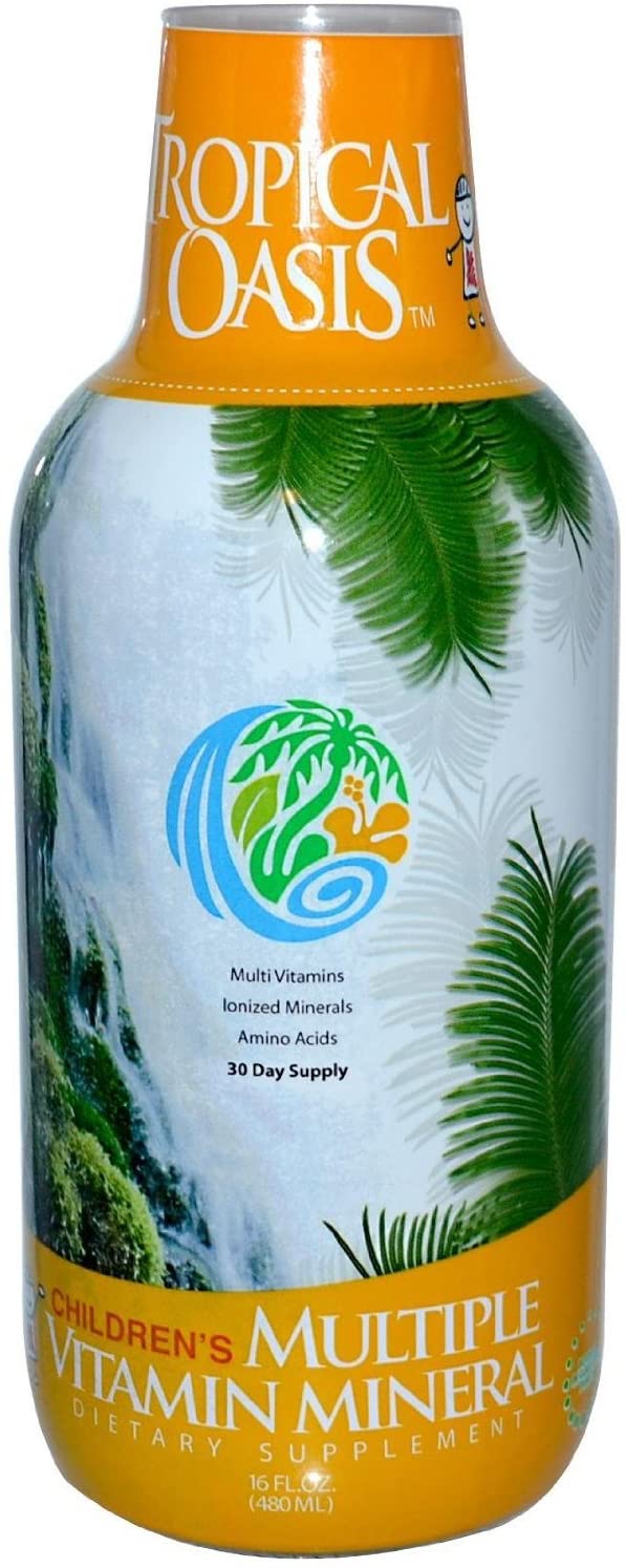 Oasis tropical Niña Vitaminas múltiples minerales 16 oz