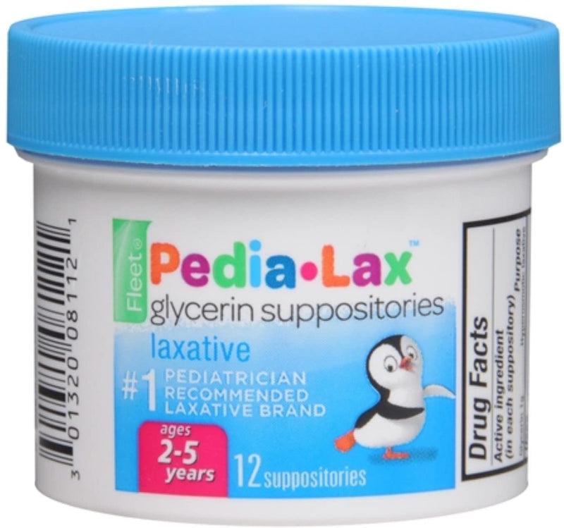 Flota Pedia-Lax Lax Glycerin 12 Suppositorios
