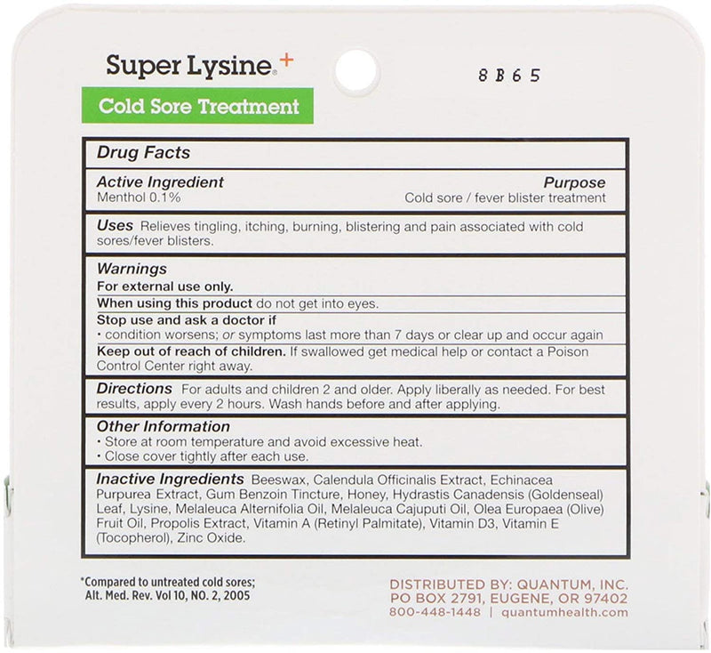 Crema Quantum Super Lysine Plus 0.75 oz