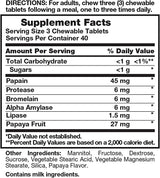 Natures Truth Chewable Papaya Enzyme 120 Tablets