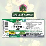 NATURES ANSWER MULLEIN LEAF ALCOHOL FREE 1 Oz