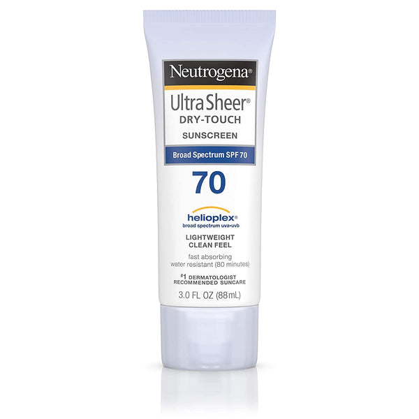 Neutrogena Ultra Sheer Dry-Touch Sunscreen Lotion, Broad Spectrum SPF 70