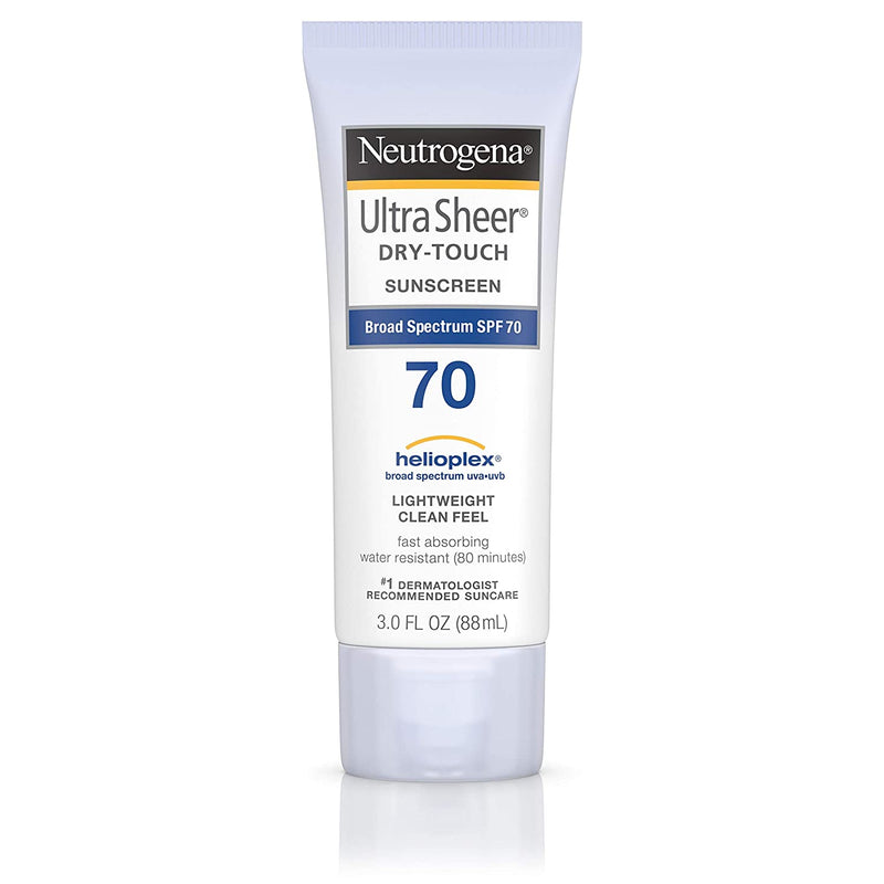 Neutrogena Ultra Sheer Dry-Touch Sunscreen Lotion, Broad Spectrum SPF 70