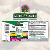 NATURES ANSWER GINGER ROOT EXTRACT 1 Oz