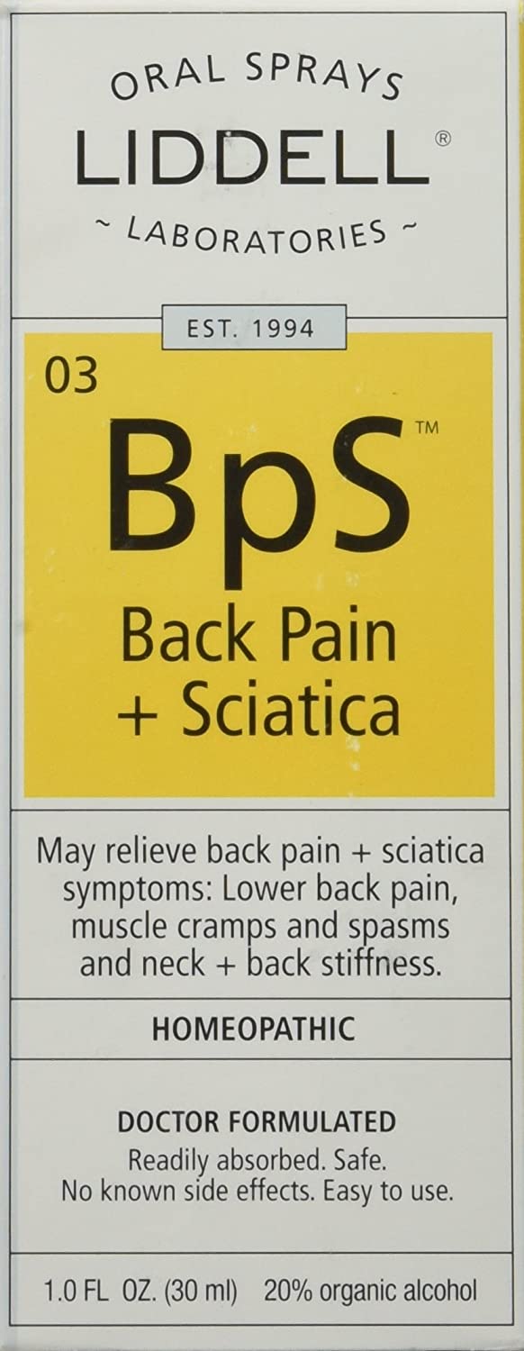 Liddell Back Pain Sciatica Spray 1 Oz