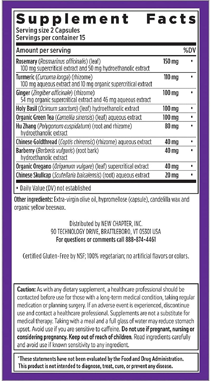 New Chapter Zyflamend 30 Liquid Capsules
