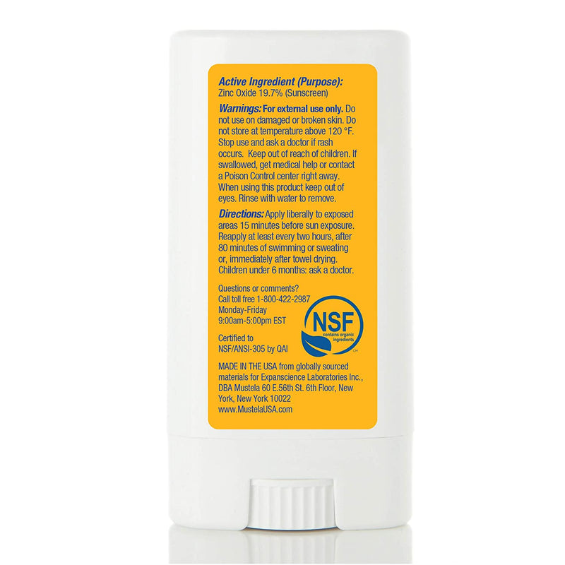 Mustela Baby Child Mineral Sunscreen SPF 50 Face Body 0.6 Oz