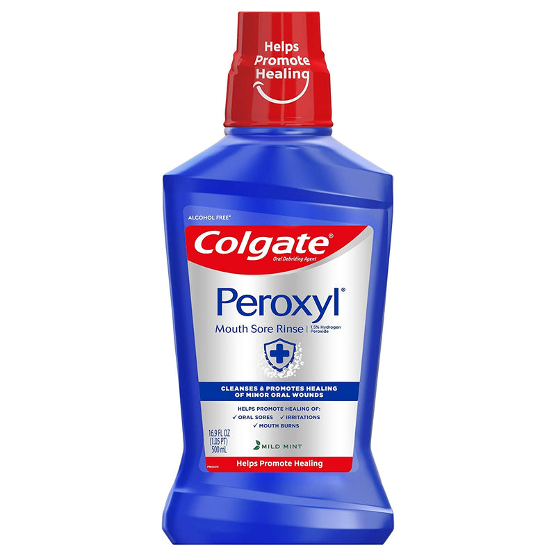 Enjuague de Colgate Peroxyl buck, menta suave - 500 ml