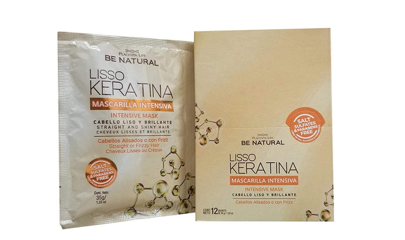 Placenta Life Be Natural Lisso Keratin Intensive Mask (Individual)