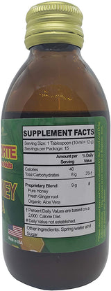 Naturgin Syrup for Adults with Ginger and Honey 5 oz (150ml)