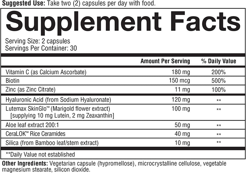 Youtheory Hyaluronic Plus Vegetable Capsules 60