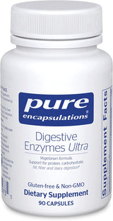 Enzimas digestivas puras encapsulaciones ultra 90 cápsulas
