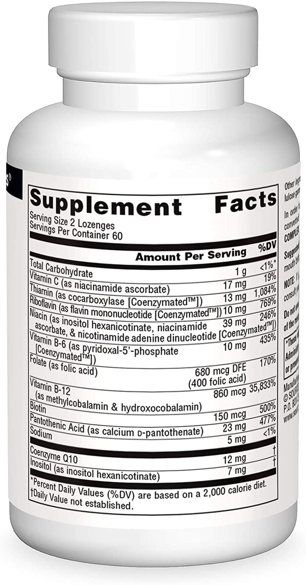 Source Naturals Coenzymate™ B Complex w/CoQ10 Mint