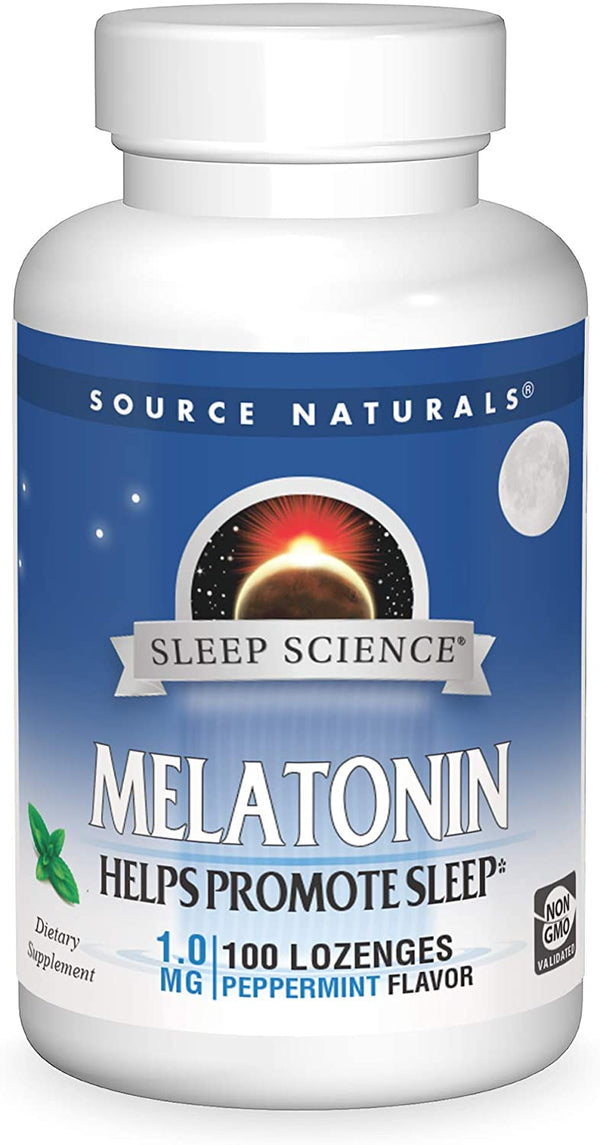 Fuente Naturals Melatonin Peppermint Lozenges 1 mg