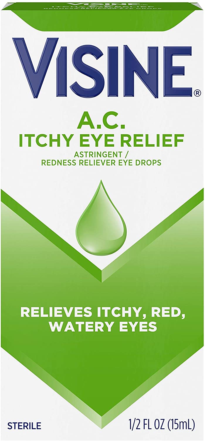 Visine A.C Astringent Redness Reliever Eye Drops, 0.5 Fluid Ounce