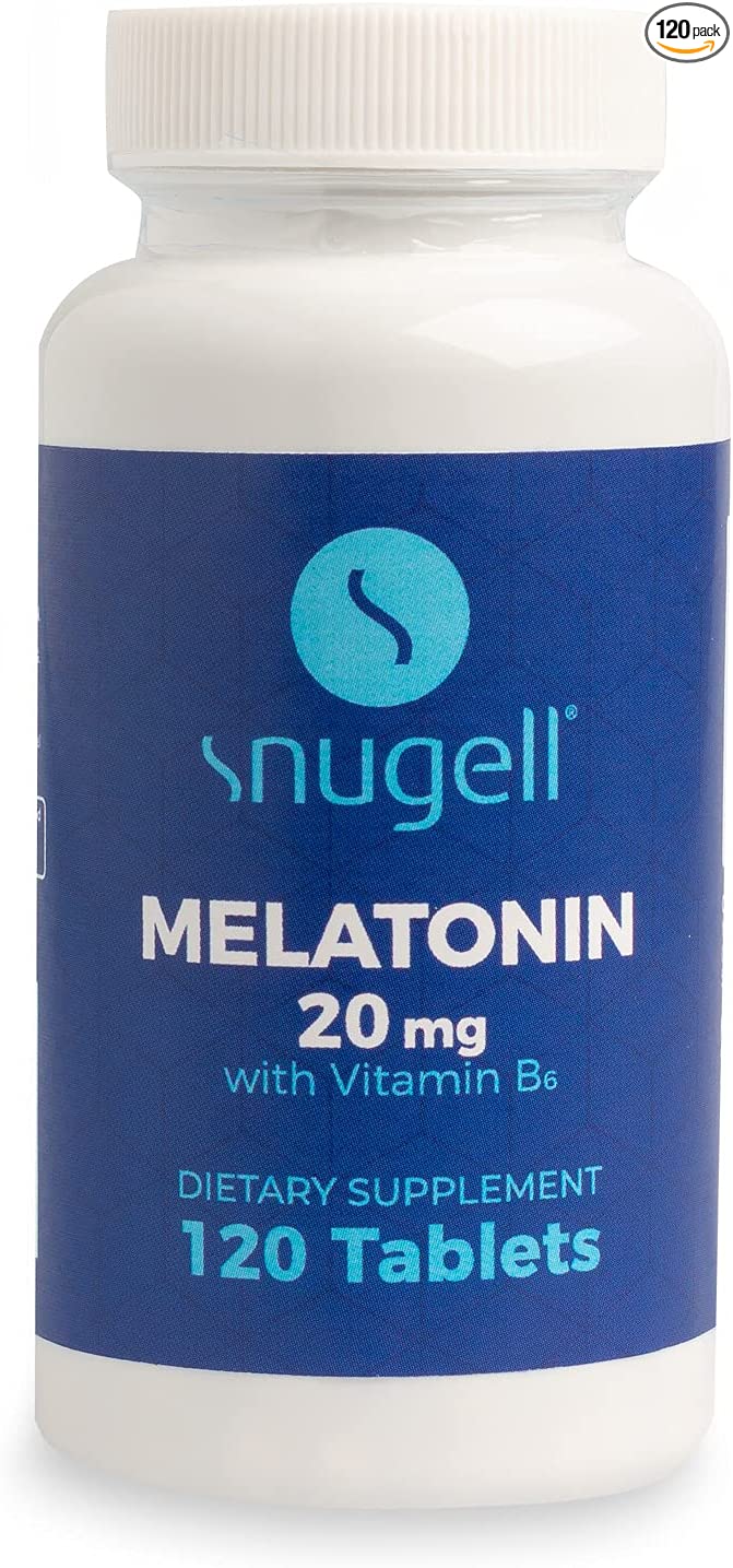 Snugell melatonin 20 mg 120 tabletas