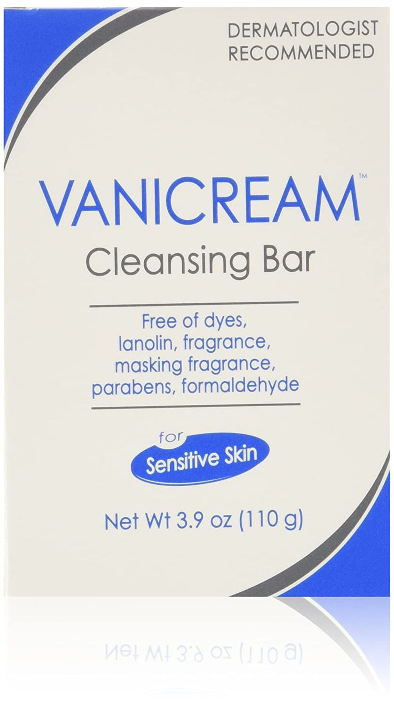 Vanicream Cleansing Bar 3.9 oz For Sensitive Skin