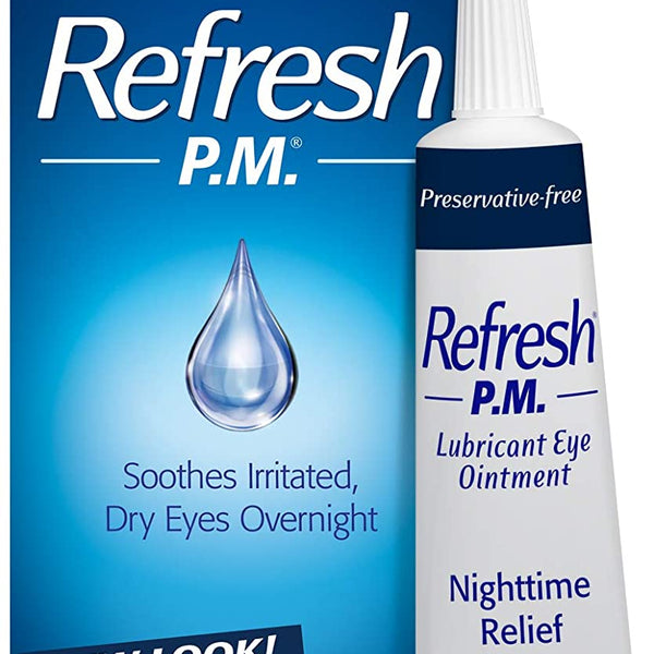 Refresh P.M. Lubricant Eye Ointment, Net wt. 0.12 oz (3.5g) Sterile Locatel Health & Wellness Online Store Refresh P.M. Lubricant Eye Ointment, Net wt. 0.12 oz (3.5g) Sterile Locatel Health & Wellness Online Store