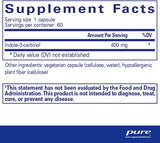 Pure Encapsulations Indole-3-Carbinol 400Mg 60 Capsules