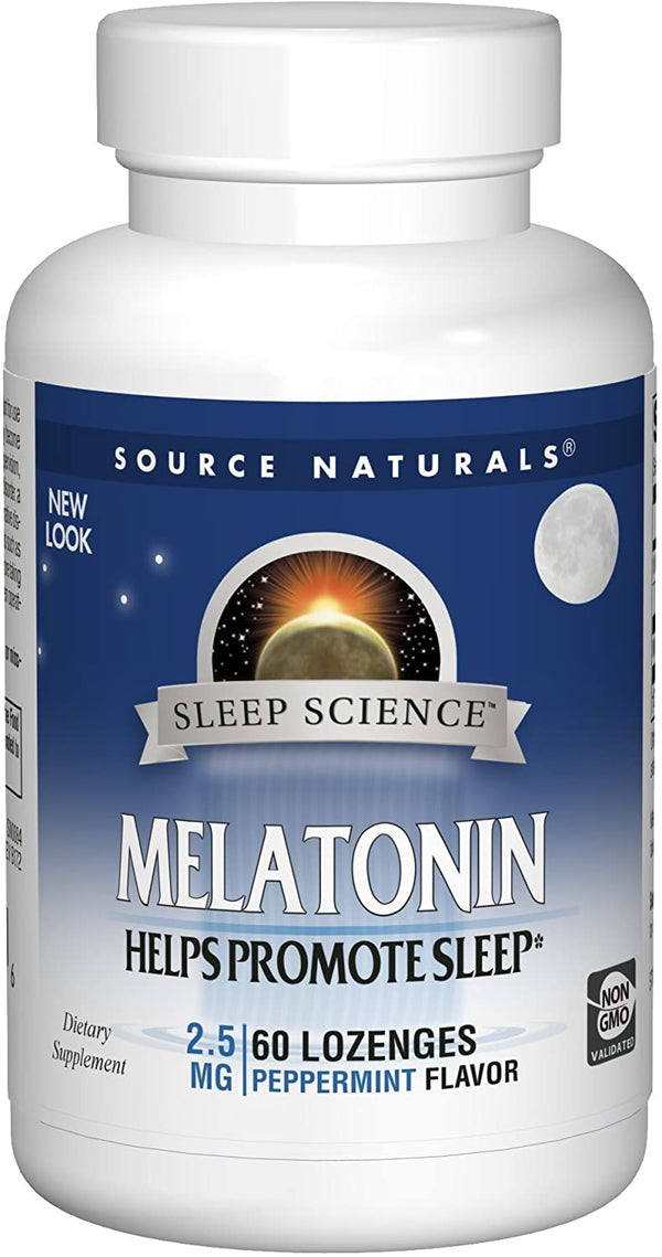 Fuente Naturals Melatonin Peppermint Lozenges 2.5 mg