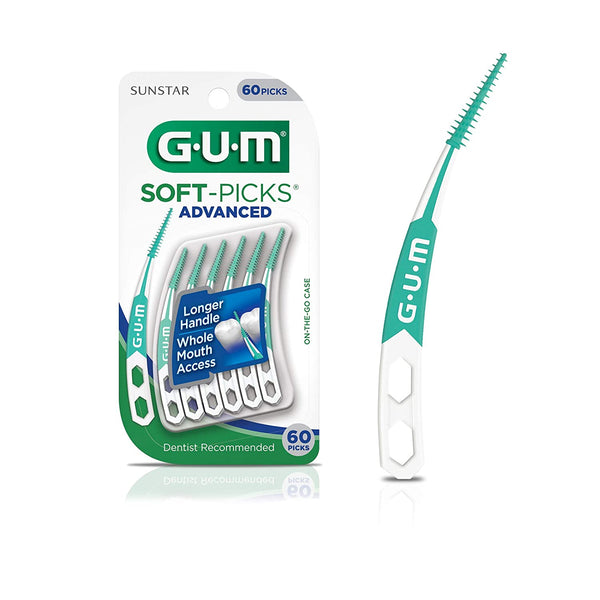 GUM Soft-Picks Advanced Dental Picks. 60 Count