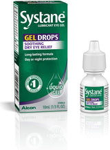 Systane lubricante ojo y gel gotas.