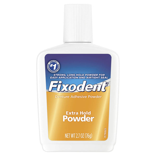 Fixodent Extra Hold Denture Adhesive Powder 2.7 oz