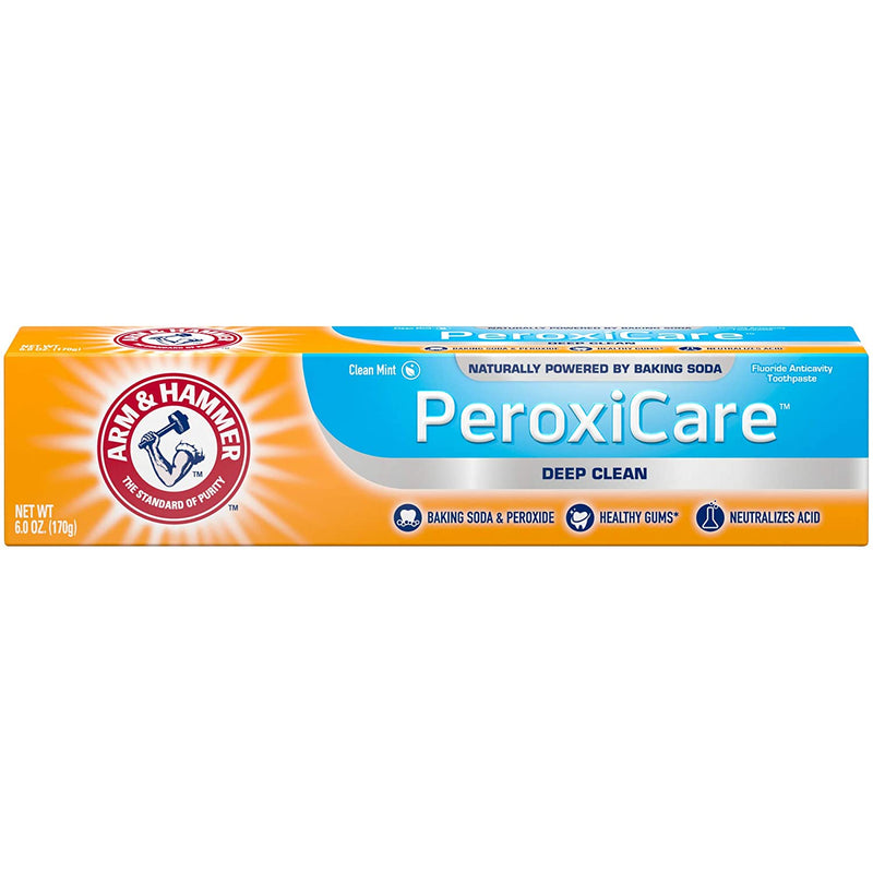 Arm & Hammer PeroxiCare Deep Clean Toothpaste Clean Mint. 6 OZ