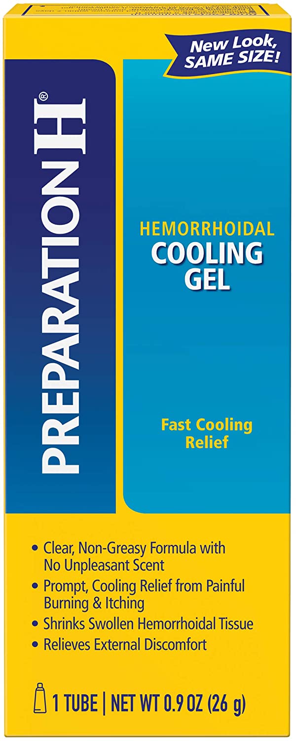 Preparation H Hemorrhoid Symptom Treatment Cooling Gel