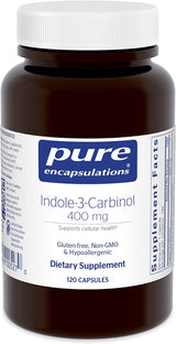 Encapsulaciones puras indole-3-carbinol 400mg 120 cápsulas