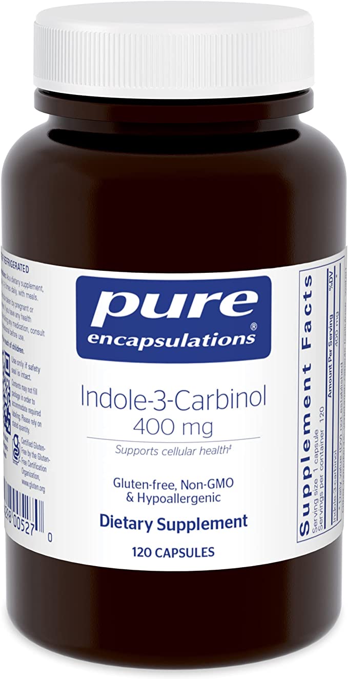 Encapsulaciones puras indole-3-carbinol 400mg 120 cápsulas