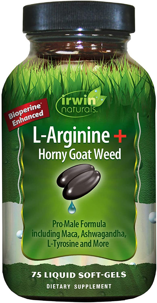 Irwin Naturals l-arginina líquido softgels