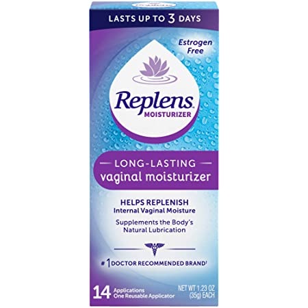 Replens Long-Lasting Vaginal Moisturizer, with single-use applicator