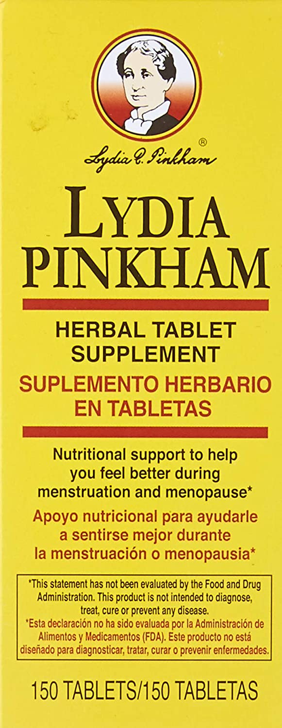 Lydia Pinkham Suplemento de tableta Herbal 150 tabletas