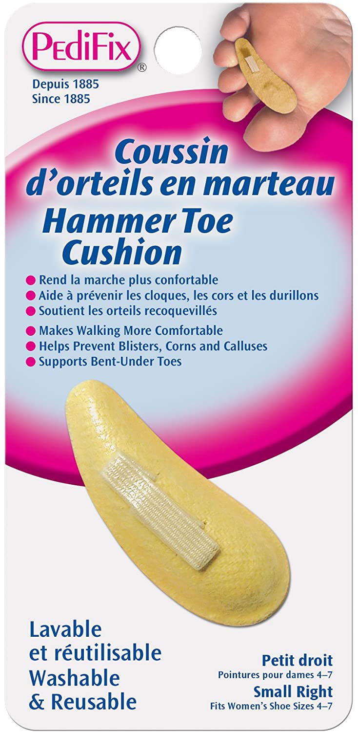 PediFix Soft Felt Hammer Toe Cushion Small (Right)