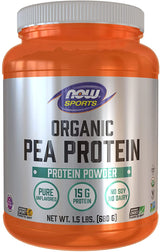 Now Sports Organic Pea Protein 1.5 Lbs