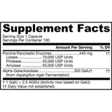 Jarrow Fórmulas Jarro Zymes más Cápsulas de 470 mg