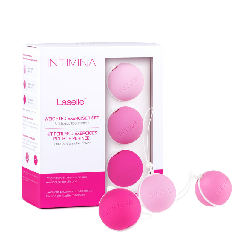 Intimina Laselle Kegel Rutina 3 Laselle Kegel Excercisers 28g, 38g, 48g