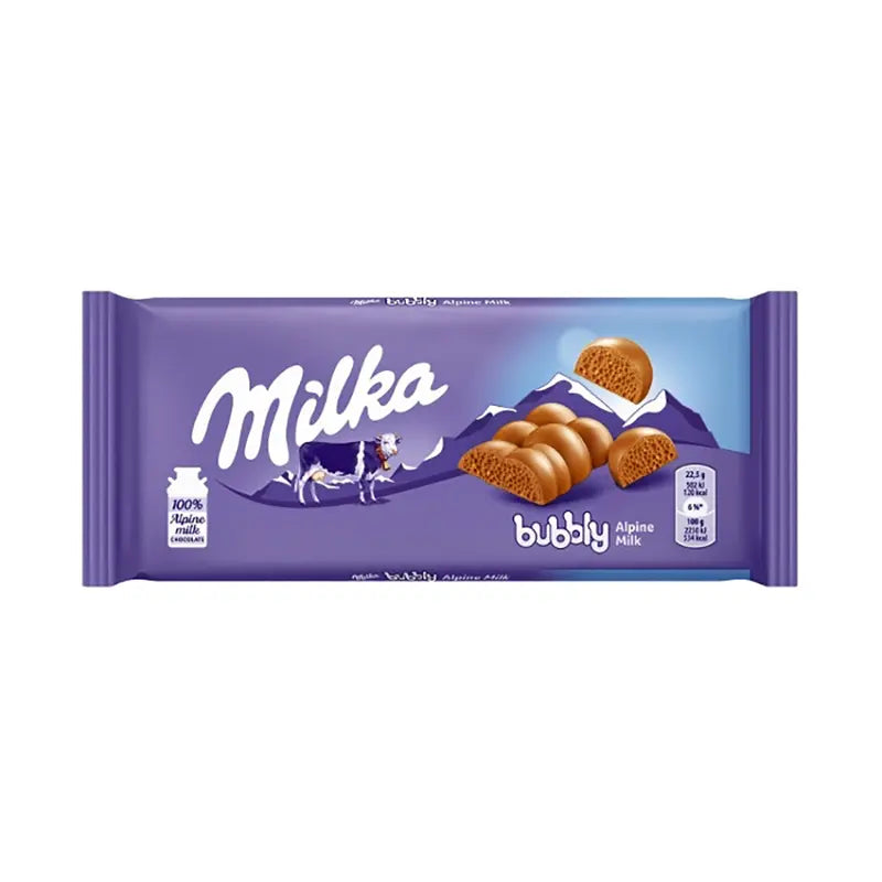 Milka Bubbly Alpine Milk Milka 90 Gr
