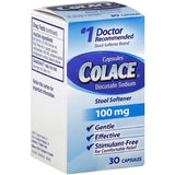 Colace Docusate Sodium Regular Strength 100mg