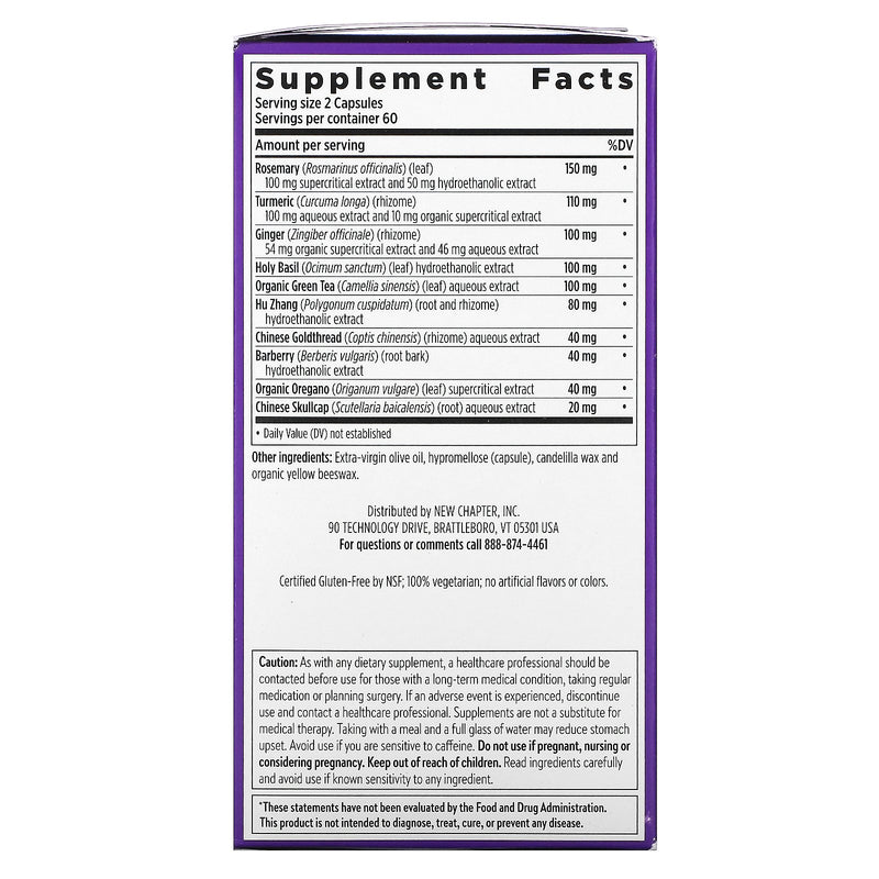 New Chapter Zyflamend 120 Liquid Capsules