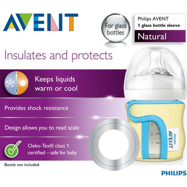Avent Natural 4Oz Glass Bottle Sleeve